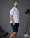 Linen Blend Short Sleeve Shirt - EMSACS0873LCESS1882