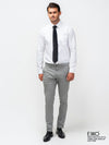 White Dobby Formal Regular Fit Shirt - EMSAFSR0012CECLSF105