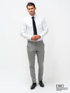 White Dobby Formal Regular Fit Shirt - EMSAFSR0012CECLSF105