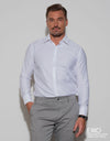 White Dobby Formal Shirt - EMSAFSS0017CECLSF072