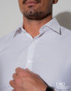 White Dobby Formal Shirt - EMSAFSS0017CECLSF104