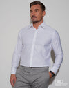 White Dobby Formal Shirt - EMSAFSS0017CECLSF104