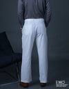 Linen Pant - White 4.0