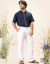 Linen Pant - White 8.0 - EMSALP0008LCRLM1780