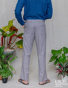 Linen Pant - Stone Grey 8.0