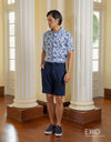 Linen Short - Navy 1.0