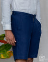 Linen Short - Dark Navy 1.0