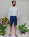 Linen Short - Dark Navy 1.0