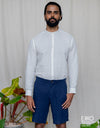 Linen Short - Dark Navy 1.0