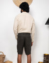 Linen Short - Dark Green 1.0