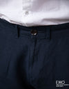 Linen Short - Navy 1.0