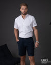 Linen Short - Navy 1.0