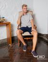 Linen Short - Navy 3.0