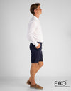 Linen Short - Navy 3.0