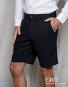 Linen Short Black 1-0 - EMSALS0001LVESLM1747