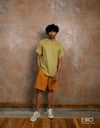 Linen Short Sleeve Shirt - EMSACS0825LSS1358