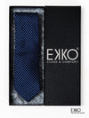 Blue 100% Silk Tie