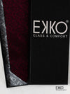 Maroon Printed 100% Silk Tie