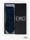 Dark Blue 100% Silk Tie