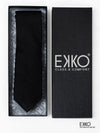 Black 100% Silk Tie