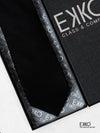 Black 100% Silk Tie