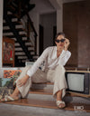 Lauren 22 Top - Linen Blend