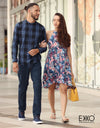 100% Cotton Long Sleeve Shirt- EMSACS0582CLS0976