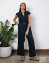 Polly Jumpsuit - Linen Blend