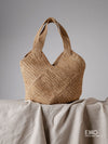 Sandy Natural Raffia Bag