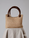 Anja Natural Raffia Bag