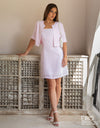 Stacy-Romy Matching Set - Linen Blend