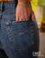 Women's Wide Leg High Rise Jeans - Light Wash