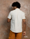 Linen Cotton Short Sleeve Shirt EMSACS0823LCSS1057