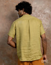 Linen Short Sleeve Shirt - EMSACS0825LSS1358