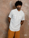Linen Short Sleeve Shirt - EMSACS0816LSS1754