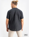 Linen Cotton Short Sleeve Shirt - EMSACS0446LCSS0811