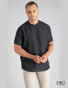 Linen Cotton Short Sleeve Shirt - EMSACS0446LCSS0811