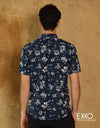 Linen Cotton Short Sleeve Shirt - EMSACS0698LCSS
