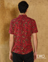 Linen Cotton Short Sleeve Shirt - EMSACS0698LCSS