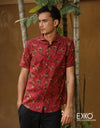 Linen Cotton Short Sleeve Shirt - EMSACS0698LCSS