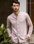 Linen Cotton Long Sleeve Shirt - EMSACS0704LCLS1088