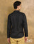 Red | Black Linen Long Sleeve Shirt  EMCL0686SLS