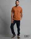 Linen Cotton Short Sleeve Shirt EMSACS0385LCSS - EKKO 