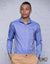 Blue Dobby Formal Shirt EMFC011LSS/R098C2
