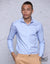 Light Blue Dobby Formal Shirt EMFC009LSS/R079C2